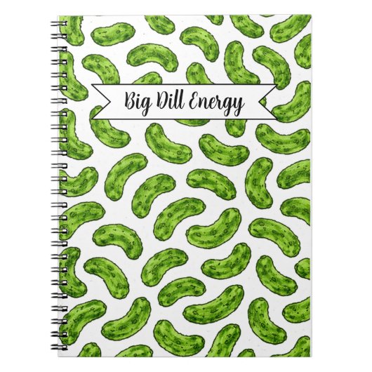 Big Dill Energy Spiral Notebook Notizblock (Vorderseite)