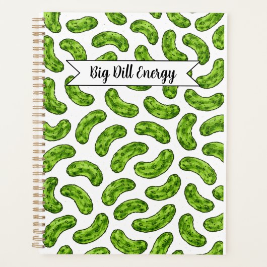 Big Dill Energy Spiral Planner Planer (Vorderseite)