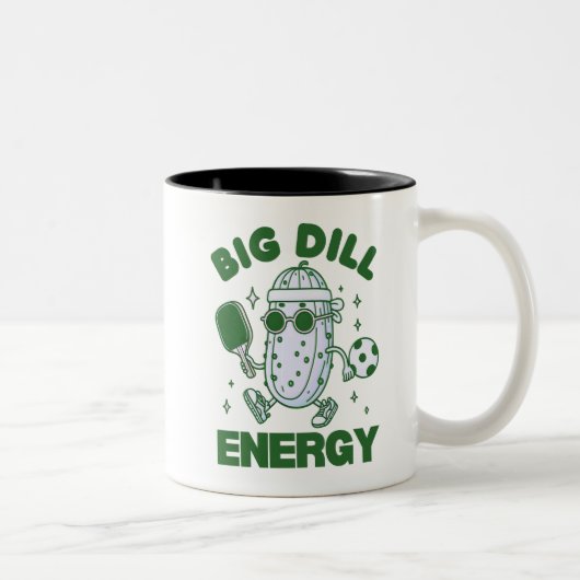 Big Dill Energy Zweifarbige Tasse (Rechts)