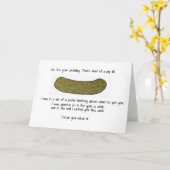 Big-Dill-Geburtstagskarte Karte (Gelbe Blume)