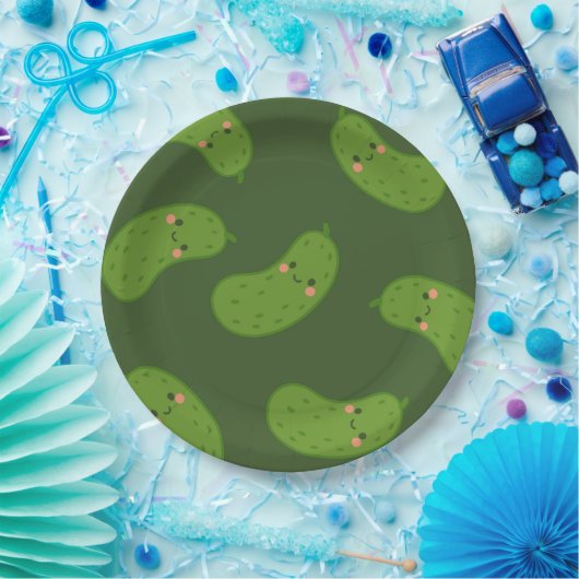 Big Dill Green Pickle Baby Dusche Pappteller (Party)
