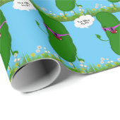 Big Dill Pickle Birthday Spaß Geschenkpapier (Rolleneckpunkt)