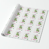 Big Dill Pickle Girl Birthday Any Age Geschenkpapier (Ungerollt)