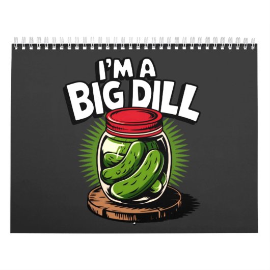 Big Dill Pickle Jar Grafik für Pickle Liebhaber Kalender (Titelbild)