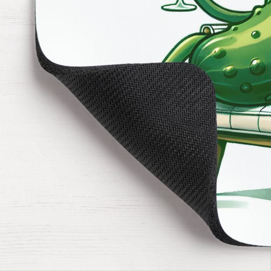 Big Dill Pickle mit Cocktail Mousepad (Ecke)