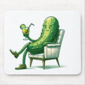 Big Dill Pickle mit Cocktail Mousepad (Vorne)