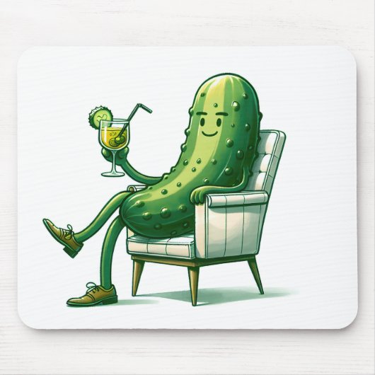 Big Dill Pickle mit Cocktail Mousepad (Vorne)