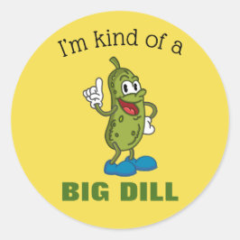Big Dill Pun Sticker 3 Zoll (Blatt 6)