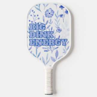 Big Dink Energy Blue Floral Pickleball Paddel Pickleball Schläger