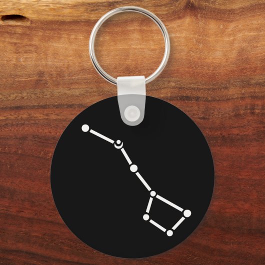 Big Dipper Celestial Space Key Chain Schlüsselanhänger (Rückseite)