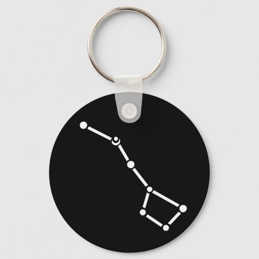 Big Dipper Celestial Space Key Chain Schlüsselanhänger (Rückseite)