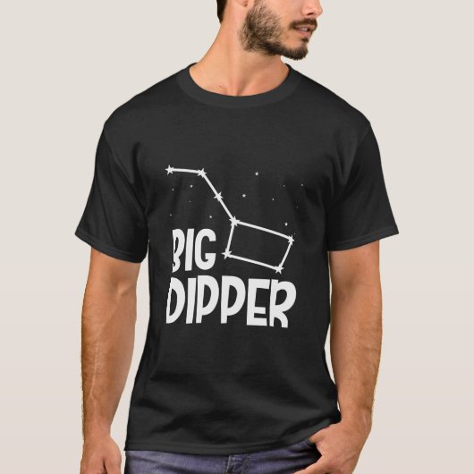 Big Dipper Constellation Space Stargazing T-Shirt (Vorderseite)
