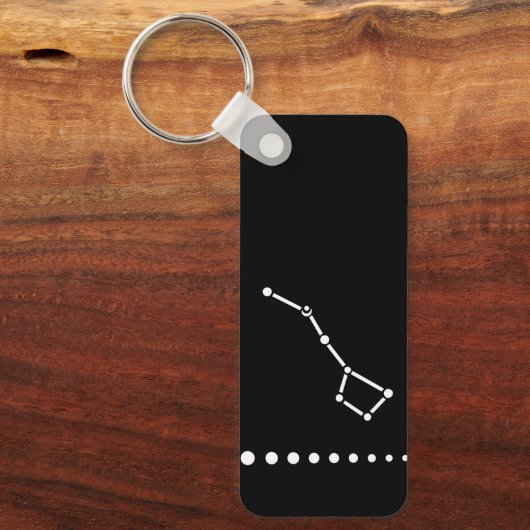 Big Dipper Space Celestial Schlüsselanhänger (Vorderseite)