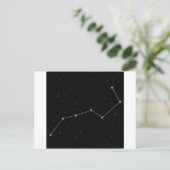 Big Dipper Star Constellation Graphic Postkarte (Stehend Vorderseite)