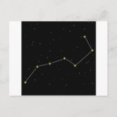 Big Dipper Star Constellation Graphic Postkarte (Vorderseite)