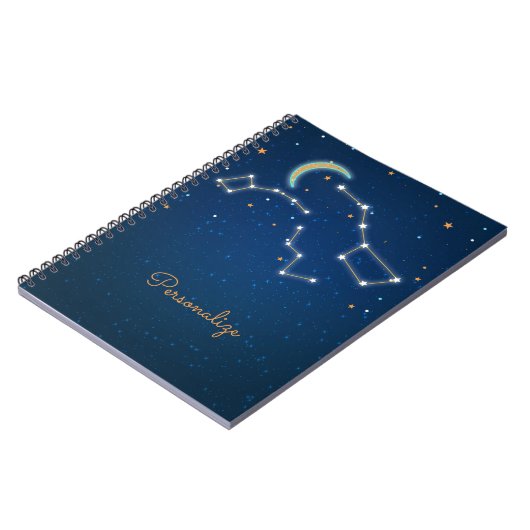 Big Dipper Star Gazing Constellation Celestial Notizblock (Linke Seite)