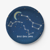 Big Dipper Star Gazing Constellation Celestial Pappteller (Vorderseite)