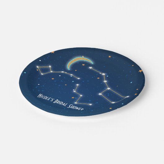 Big Dipper Star Gazing Constellation Celestial Pappteller (Schrägansicht)