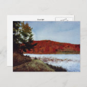 "Big Ditch Lake" Landstraßen Postkarte (Vorne/Hinten)