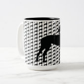 Big Dog, Black Dane Zweifarbige Tasse (Vorderseite Links)