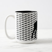 Big Dog, Black Dane Zweifarbige Tasse (Links)