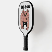 BIG DOG BULLDOG FUNNY PICKLEBALL PADDLE (Links)