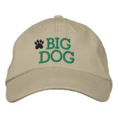 Big Dog Cap Bestickte Baseballkappe (Vorderseite)