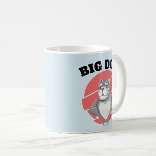 BIG DOG KAFFEE TASSE (VorderseiteRechts)