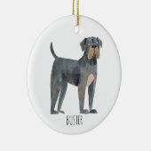 Big Dog Keramik Ornament (Rechts)