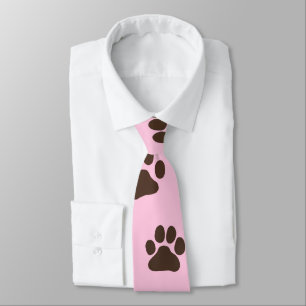 Big Dog Paw druckt Novelty Dog Lover's Neck Tie Krawatte