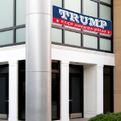 Big Donald Trump 2024-Wahl Behielt Amerika Groß Banner (Äußeres Gebäude)