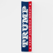 Big Donald Trump 2024-Wahl Behielt Amerika Groß Banner (Vertikal)