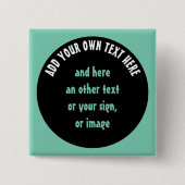 Big Dot Black + Ihr Backg, Text & Ideen Button (Vorderseite)