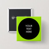 Big Dot schwarz + Ihr Backg. Ideen Button (Vorne & Hinten)