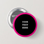 Big Dot schwarz + Ihr Backg. Ideen Button (Vorne & Hinten)