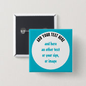 Big Dot White + Ihr Background, Text & Ideen Button (Vorne & Hinten)