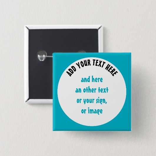 Big Dot White + Ihr Background, Text & Ideen Button (Vorne & Hinten)