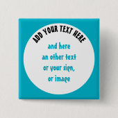 Big Dot White + Ihr Background, Text & Ideen Button (Vorderseite)