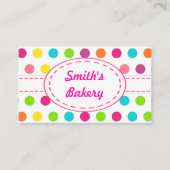 Big Dots Business Cards Visitenkarte (Vorderseite)