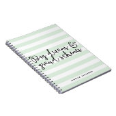 Big Dreams & Grand Schemes Personalisiertes Notebo Notizblock (Rechte Seite)