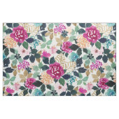 BIG DREAMS Large Scale Bold Floral Stoff (Fat Quarter (45,7 x 55,9 cm))