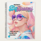 Big Dreams Niedliche Girly Magazine Style Planer (Vorderseite)
