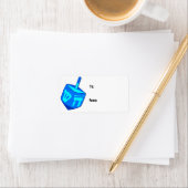Big-Dreidel-Gift-Label Adressaufkleber (Insitu)