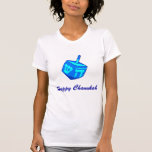 Big Dreidel Light T - Shirt<br><div class="desc">Ein großes blaues Dreifach,  das jeden daran erinnert,  dass der Leuchtturm hier ist! Happy Chanukah</div>