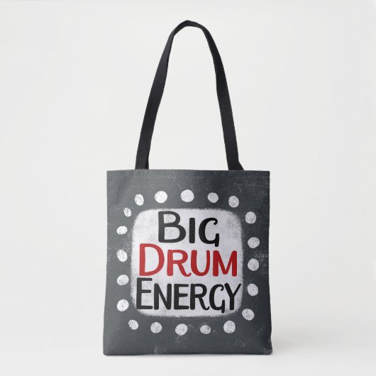 Big Drum Energy Toag Tasche (Vorderseite)