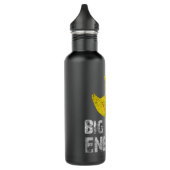 Big Duck Energy Yellow Ducky Animal Farm Ducks Lov Edelstahlflasche (Links)