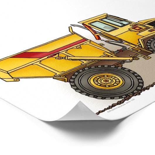 Big Dump Truck Poster (Ecke)