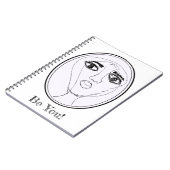 Big Ead Face (Lottie) Notizblock (Linke Seite)