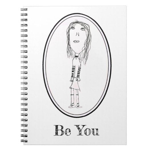 Big Ead Face (May-Jean) Notizblock (Vorderseite)