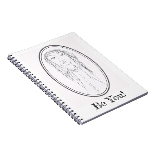 Big Ead Face (MondPixie) Notizblock (Rechte Seite)